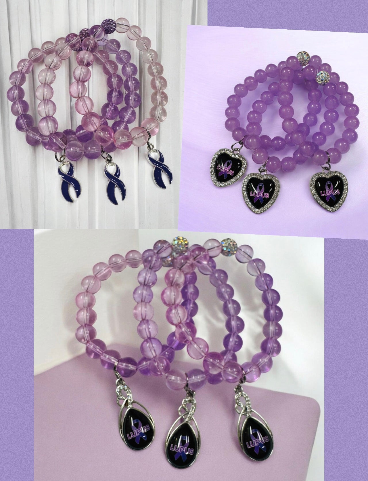 LUPUS AWARENESS BRACELETS