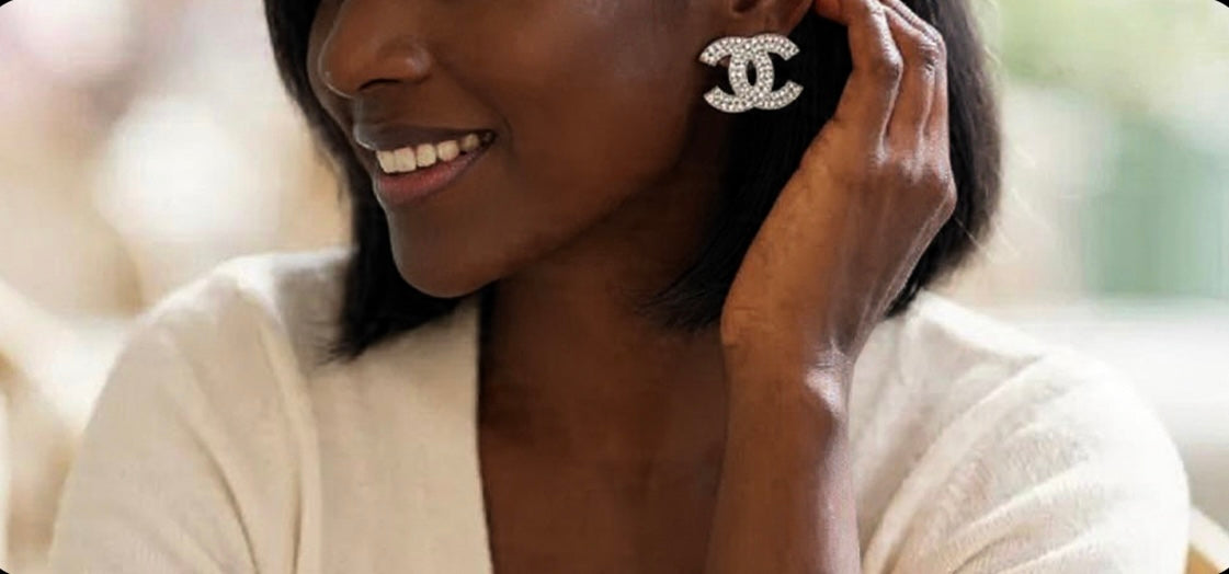 Jumbo CC Earrings