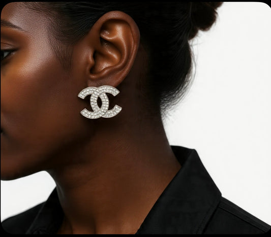 Jumbo CC Earrings