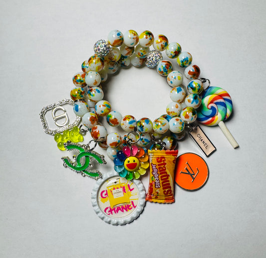 3 PIECE CHARM BRACELET SET