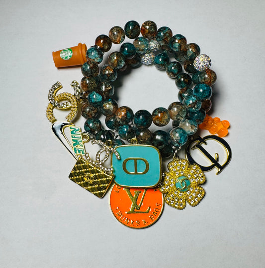 3 PIECE CHARM BRACELET SET