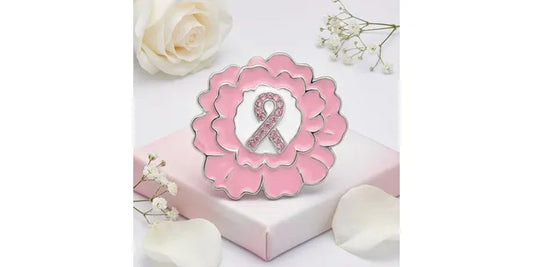 PINK RIBBON BROOCH