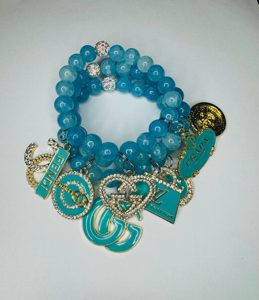 3 PIECE BEADED BRACELET SET