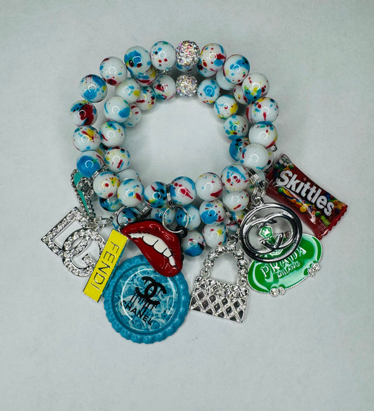 3 PIECE BEADED BRACELET SET