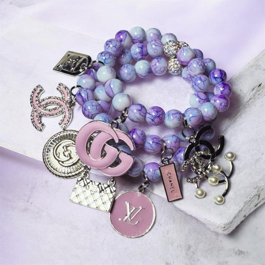 3 PIECE CHARM BRACELET SET