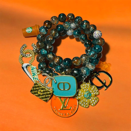 3 PIECE CHARM BRACELET SET