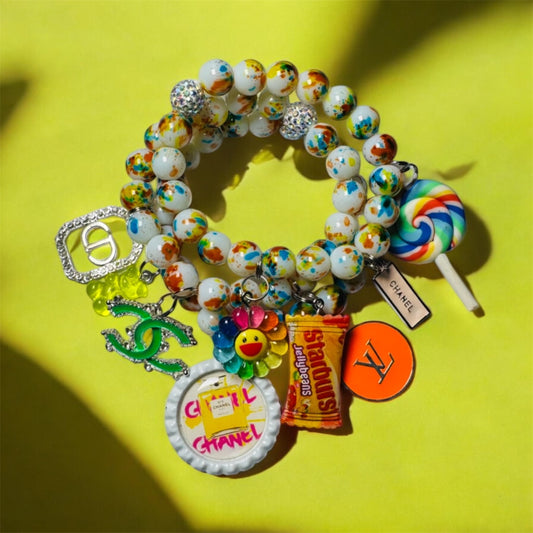 3 PIECE CHARM BRACELET SET